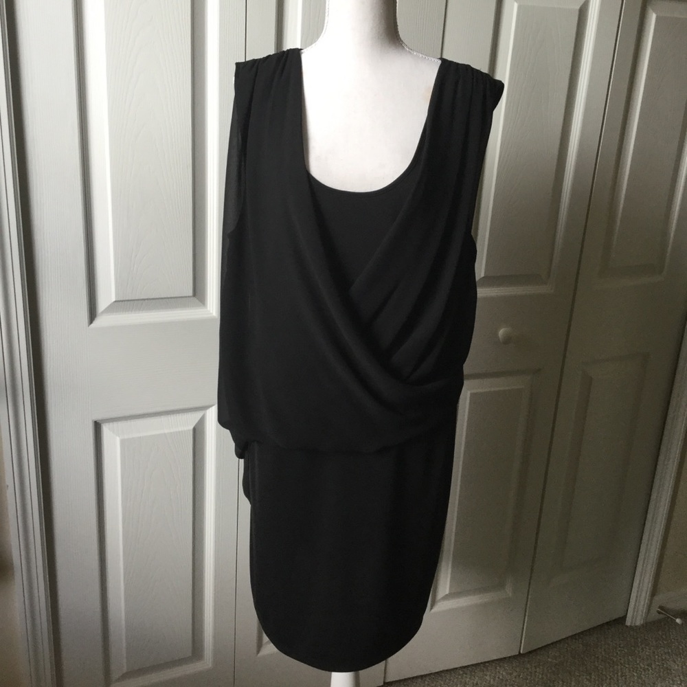 DKNY Black Sleeveless Dress
